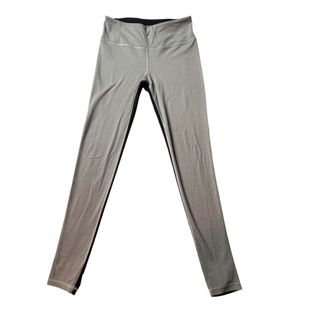 Victoria's Secret VSX Knockout Stirrup Leggings Womens Small Gray Colorblock